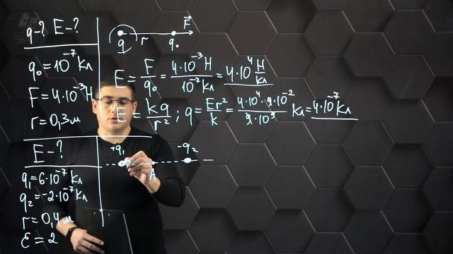 Электрическое поле. Напряженность электрического поля. Практическая часть. 8 класс.
