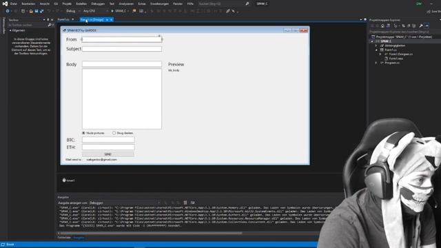EASY WAY TO EARN ILLEGAL MONEY? ONLINE! - Subscribers wish? - Lets Code a E-Mail Spam Bot смотреть онлайн