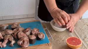 Как вкусно приготовить СТЕЙК  Акулы!!! Шашлык из Акулы (Катран)