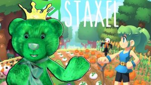 Staxel Почти что Minecraft, но про ферму. GREEN FREDDY ИЗ ФНАФ НАЧИНАЕМ СТРОИТЬ؟  В ИГРЕ