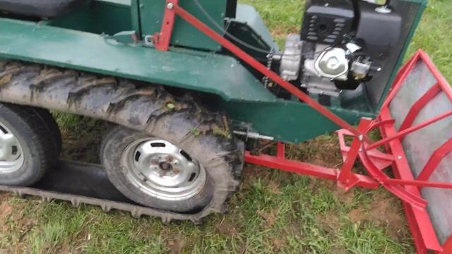 Отвал на самодельный гусеничный трактор смотреть онлайн