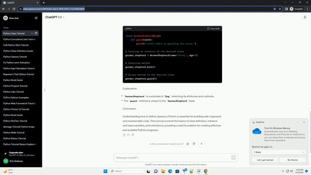def class in python