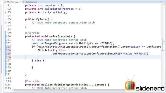 186 AsyncTask Rotation Technique 1 | смотреть онлайн