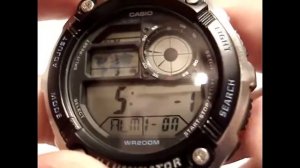 Casio AE-2100WD-1AVEF обзор будильника в часах