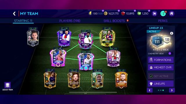 INSANE ARGENTINA ANIMATED BEST POSSIBLE SQUADBUILDER | FT. LIONEL MESSI | FIFAMOBILE 21