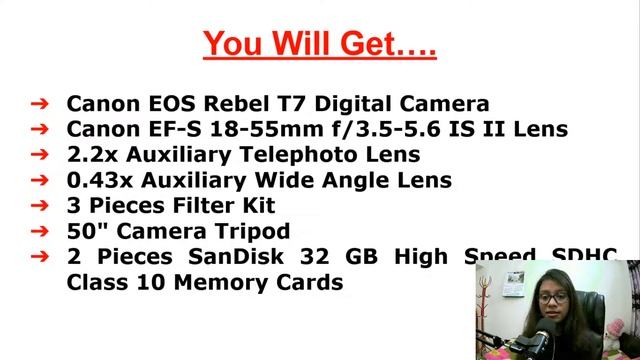 Canon EOS Rebel T7 DSLR Camera Review | 18-55mm lens ? смотреть онлайн