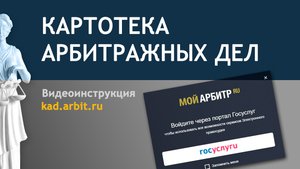 Картотека арбитражных дел, знакомство с системой