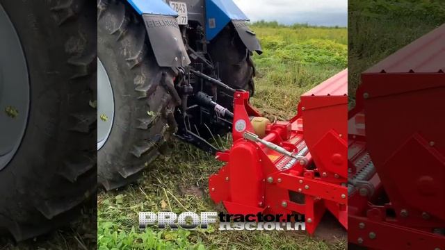 Посев газона за один проход сеялкой Traktor5 (Caiman)
