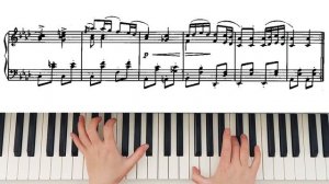 Музыкальный Момент Ф.ШУБЕРТ с нот / F.Schubert Musical Moment (Sheet Music)