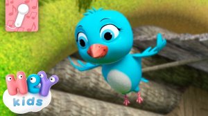 Kommt ein Vogel geflogen KARAOKE! | Tierlied für kinder | HeyKids Deutsch | Kinderlieder