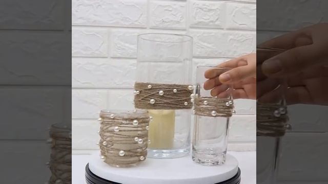 10 Unique Glass decoration ideas (vase, jar, cup, ...) | Home decor смотреть онлайн