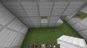 Minecraft, постройка лаборатории в творческом режиме.