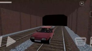 Машины и поезд столкнулись в "Симулятор Русской деревни 3D"