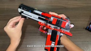 Working LEGO Desert Eagle + IMPROVEMENTS (Working Hammer and more) / Snyzer Tech