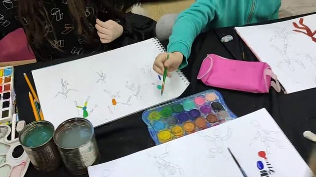 Рисование фигуры человека - Уроки рисования и живописи для детей и взрослых в Хайфе смотреть онлайн
