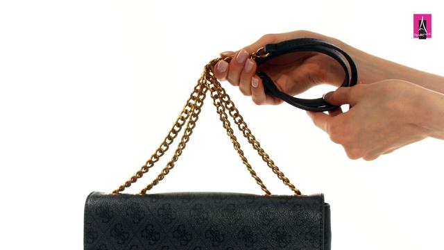 3292584 Видеообзор I Женская сумка с ручками GUESS NELL LOGO CNVRTBLE смотреть онлайн