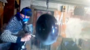 Газовый баллон в МЕТАЛЛИК под лаком. Как покрасить газовый баллон на автомобиль.