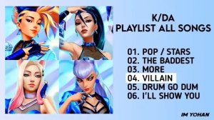 K/DA - PLAYLIST ALL SONGS 2020