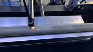 ЛАЗЕРНАЯ МАРКИРОВКА ТРУБ ПНД ДЛЯ ЭКСТРУЗИОННОЙ ЛИНИИ (ПЛАСТИК \ПВХ\ФТОРОПЛАСТ)- PROMARK CONVEYOR FL