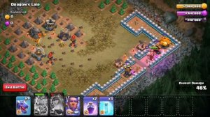 ЛОГОВО ДРАКОНА. CLASH OF CLANS. КАК ПРОЙТИ?