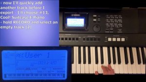 Recording Yamaha PSR-E473 & PSR-EW425 - Video 3: Adding Custom Drum Endings & Exporting MIDI to DAW