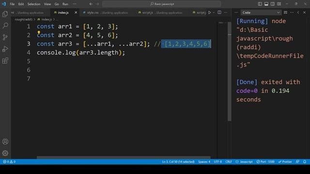 Solve the javscript question || spread operator ||  medium level question