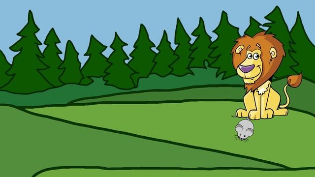 The Lion and the Mouse Story - Aesop's Fable смотреть онлайн