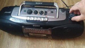 Работа радио на SONY CFS -B5L