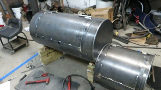 DIY BBQ PIT OFFSET SMOKER build смотреть онлайн