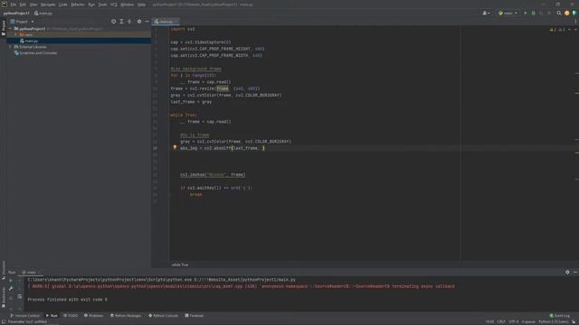 Project Phát Hiện Chuyển Động Sử Dụng OpenCV - Python || Movement Detection using OpenCV