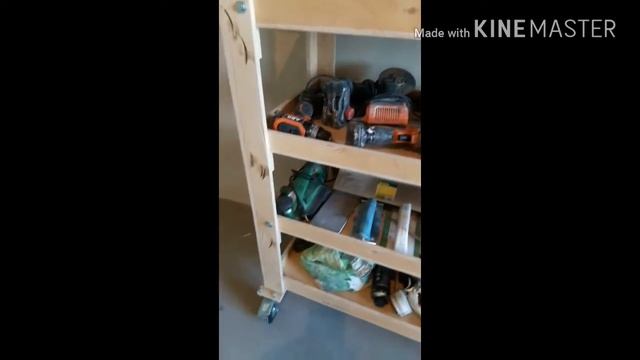 Разборный стеллаж на колёсах или как можно организовать рабочее место смотреть онлайн