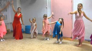 Дункановская студия, дунканята, открытый урок, декабрь 2014