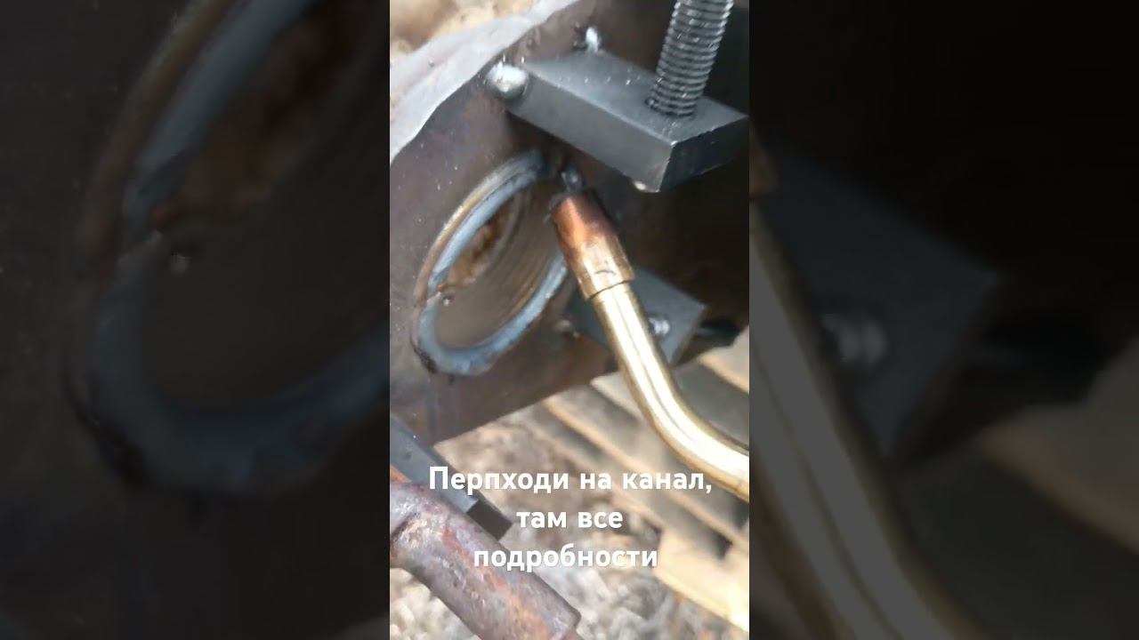 мобильный расточно-наплавочный станок. демонстрация наплавки