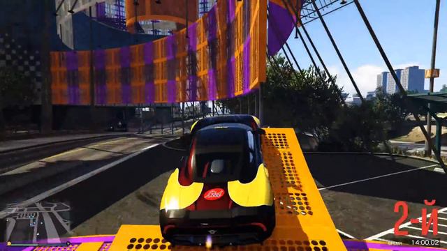 НОВЫЙ СПОРТКАР, ЛАКЕРНЫЙ ВЕТРЯК И ПЕРЕЛЕТ В КОНТЕЙНЕР, УДАЧА ТУТ НЕ ПРИ ЧЕМ GTA ONLINE (ГОНКИ ГТА 5 смотреть онлайн