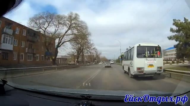 Как проехать по ЕЙСКУ до пляжа КАМЕНКА и гостиницы