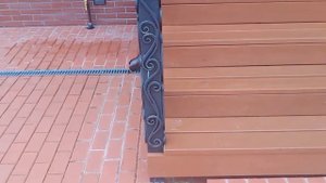 Крыльцо с навесом кованое Кузнечный Дом