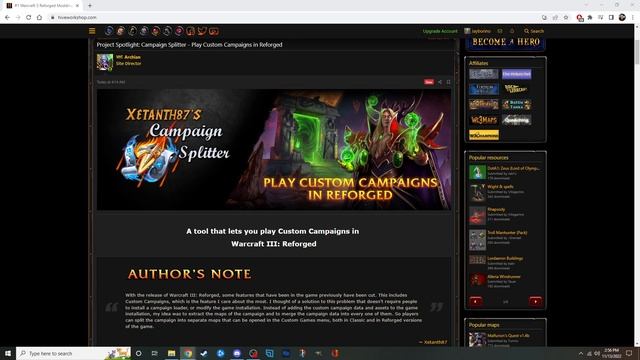How to Play Custom Campaigns in Warcraft 3 Reforged so you can stop asking me now смотреть онлайн