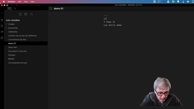 Tutoriel Obsidian en français Synchroniser Titre et Nom de fichier, récupérer fichiers effacés