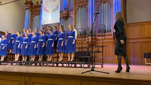 24.10.2021г.   П. Чесноков, ст. Г. Гейне "Катит весна"  Старший хор КМТИ им. Г. П. Вишневской