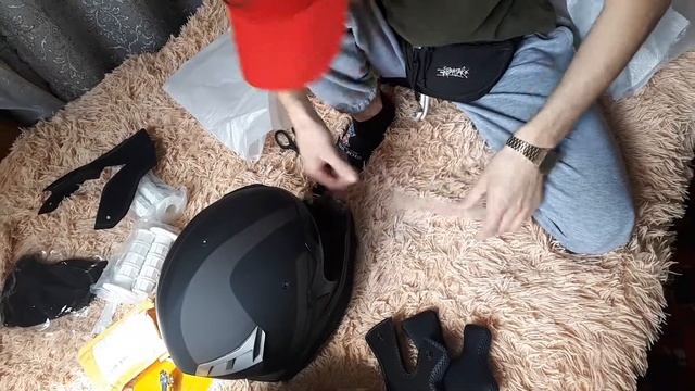 Обзор на шлем Airoh aviator с AliExpress смотреть онлайн