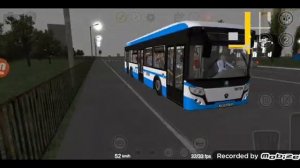 PBS Поездка на электробусе ЛиАЗ 6274 по карте Серповский регион по маршруту 1 (без голоса)