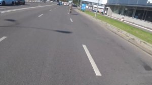 Маша Брумберг катит по Москве на фиксе / Masha Brumberg riding through Moscow