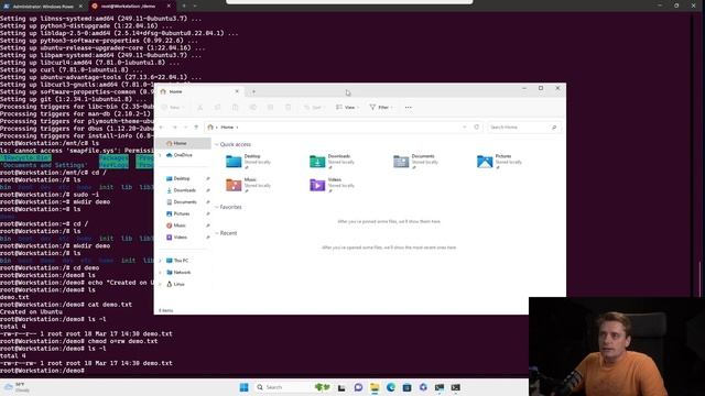 Accessing the Linux File System on Windows 11 with WSL2 смотреть онлайн