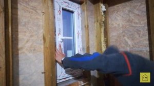 Строительство каркасной бани. Окна, двери. Строим баню своими руками