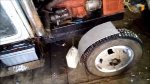 Про полный привод и задние колёса. Самодельный трактор Homemade_tractor