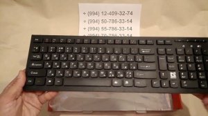 БЕСПРОВОДНАЯ КЛАВИАТУРА И МЫШЬ DEFENDER COLUMBIA WIRELESS (C-775) в Баку / Bakida