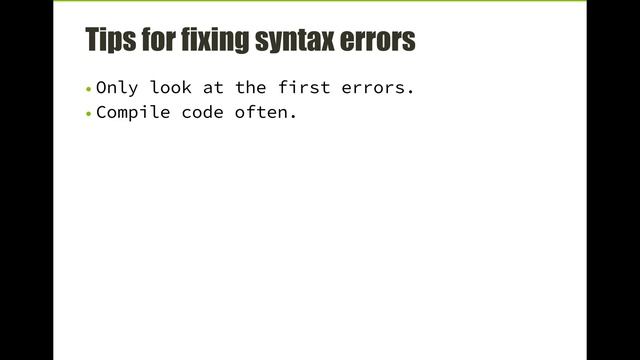 Java 1.5: Programming Errors смотреть онлайн