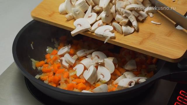 Превосходная ГРЕЧНЕВАЯ КАША С ОВОЩАМИ И ГРИБАМИ. Рецепт от Всегда Вкусно!.mp4 смотреть онлайн