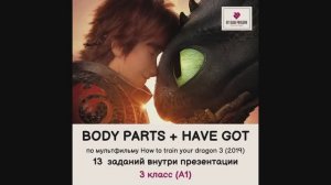 Презентация на тему Body parts (+ have got/has got)