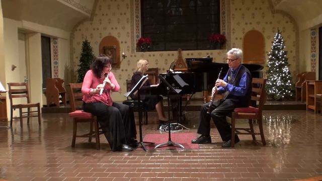 Deux Interludes for flute, oboe, and piano by Jacques Ibert 1890 1962 смотреть онлайн